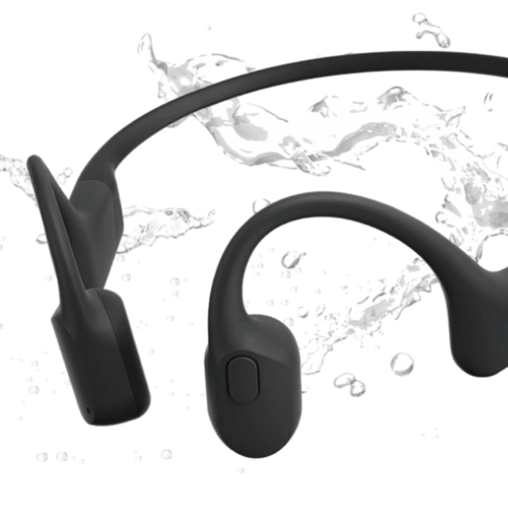 אוזניות ספורט אלחוטיות OPENRUN SHOKZ בצבע שחור