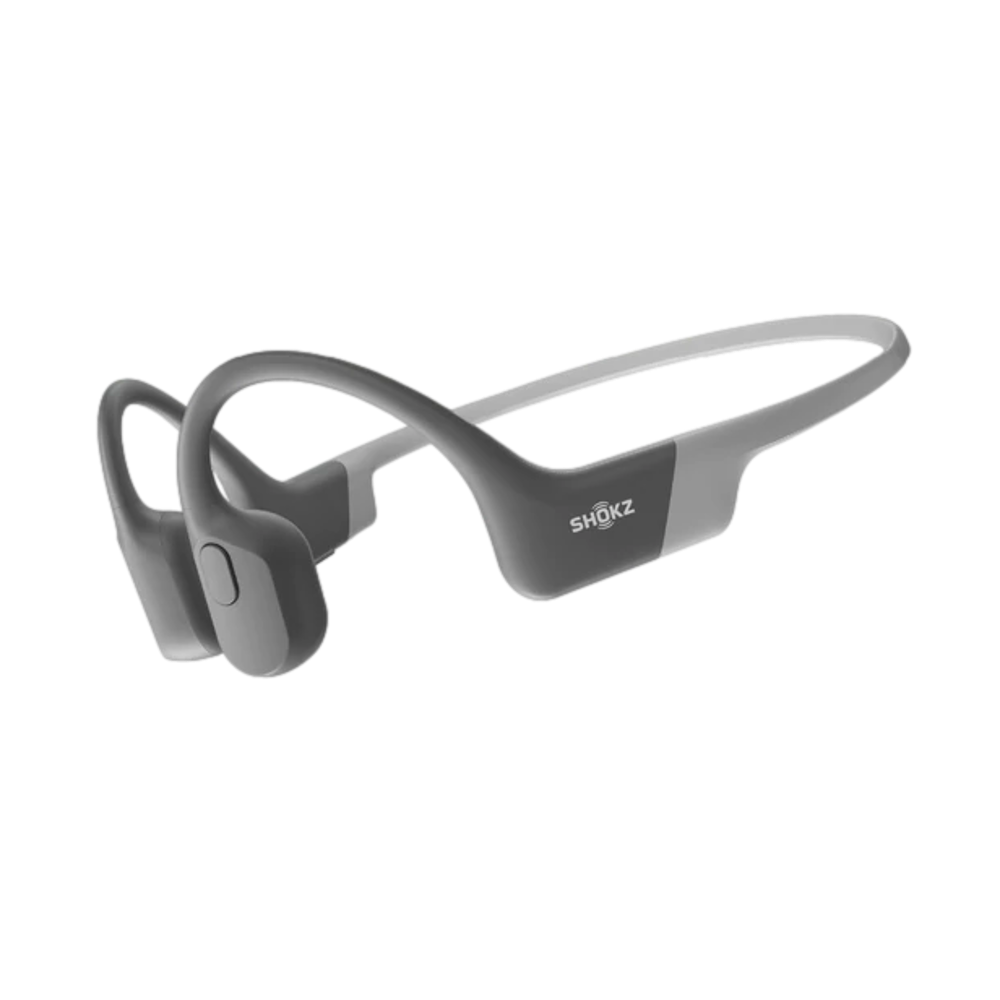 אוזניות ספורט אלחוטיות OPENRUN SHOKZ בצבע אפור