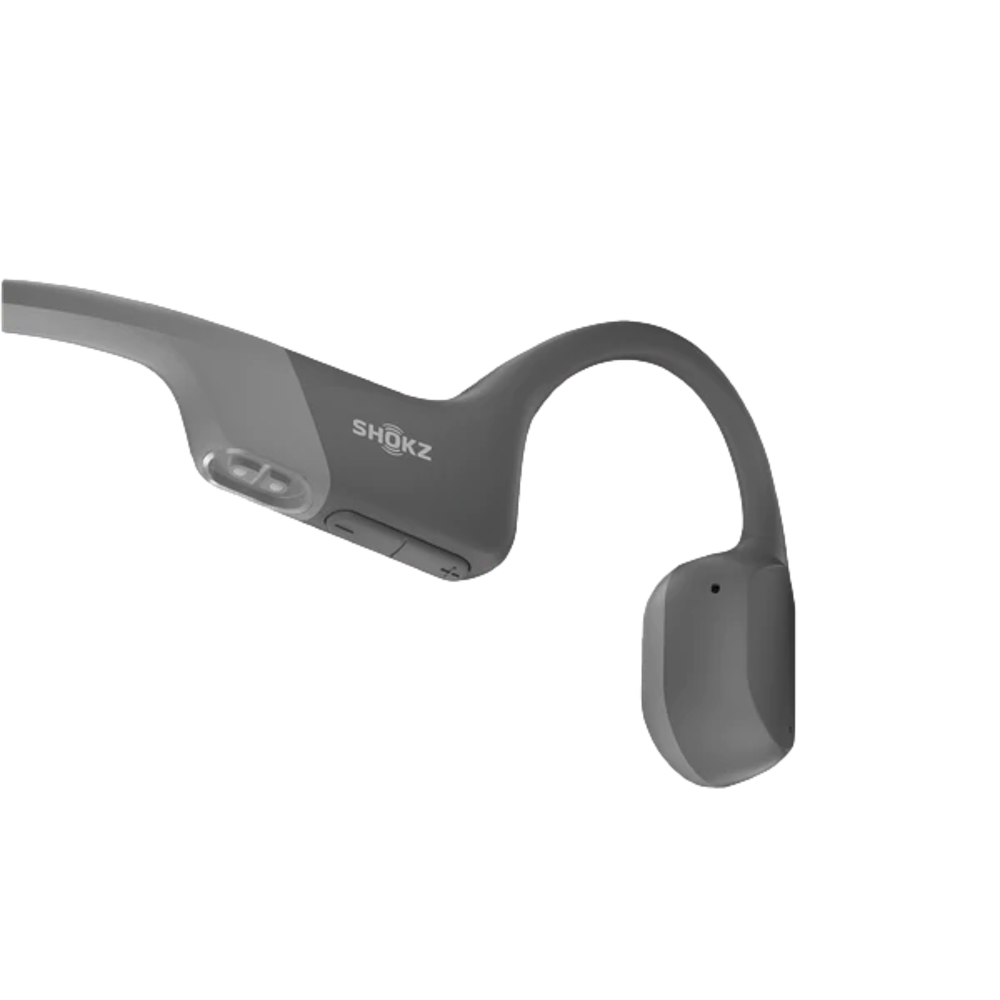 אוזניות ספורט אלחוטיות OPENRUN SHOKZ בצבע אפור