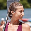 אוזניות ספורט אלחוטיות OPENRUN SHOKZ בצבע אפור