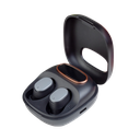 אוזניות אלחוטיות נטענות מבית MIRACASE דגם TRUE WIRELESS EARBUDS MTWS120 בצבע שחור