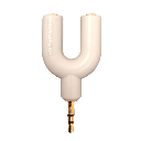 AUDIO SPLITTER מתאם אוזניות מבית SILVR LINE דגם MA-155