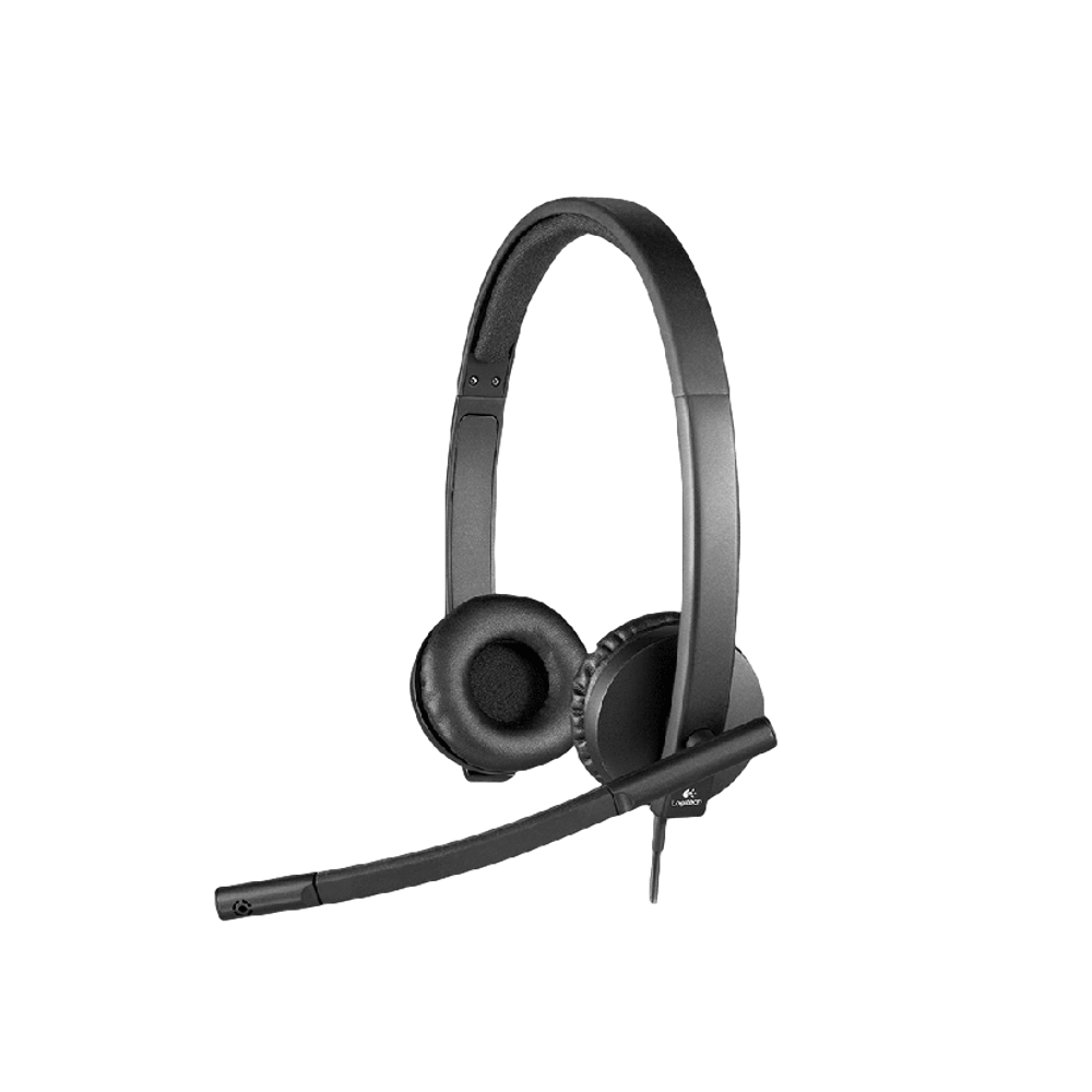 אוזניות סטריאו עם מיקרופון Logitech USB H570e Retail