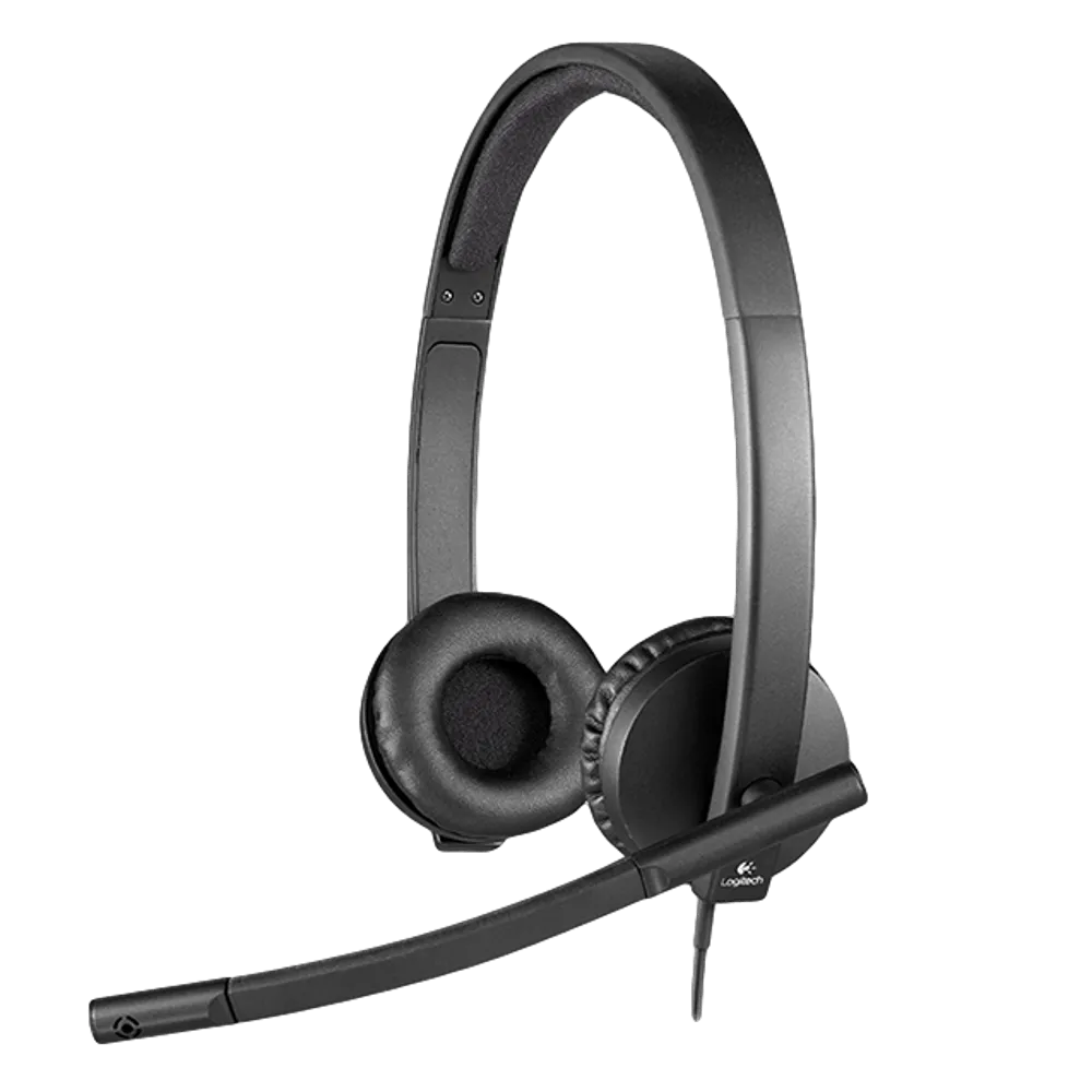 אוזניות סטריאו עם מיקרופון Logitech USB H570e Retail