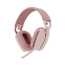 אוזניות Logitech ZONE VIBE 100 - צבע ורוד