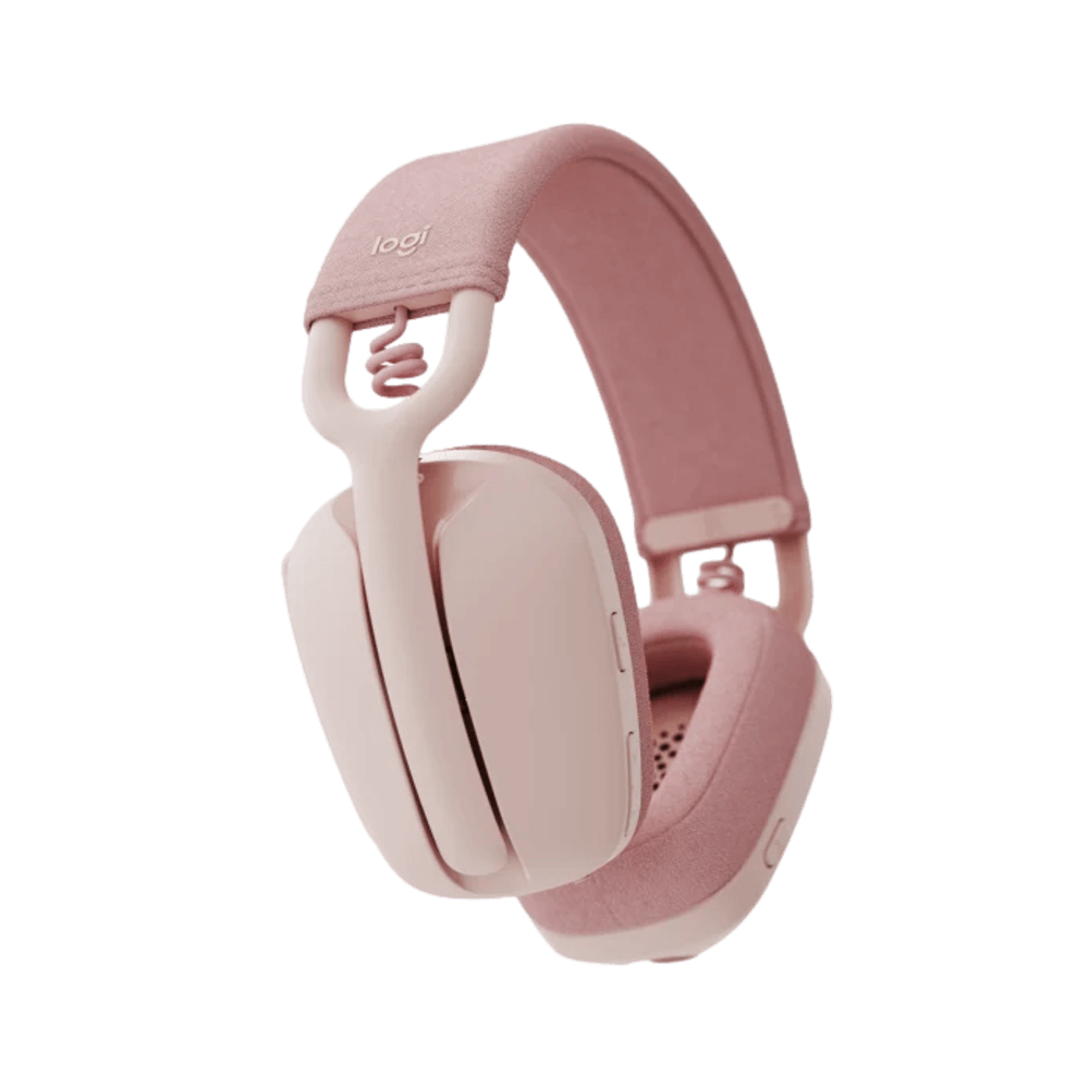 אוזניות Logitech ZONE VIBE 100 - צבע ורוד