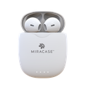 אוזניות אלחוטיות נטענות מבית MIRACASE דגם TRUE WIRELESS EARBUDS MTWS80 בצבע לבן