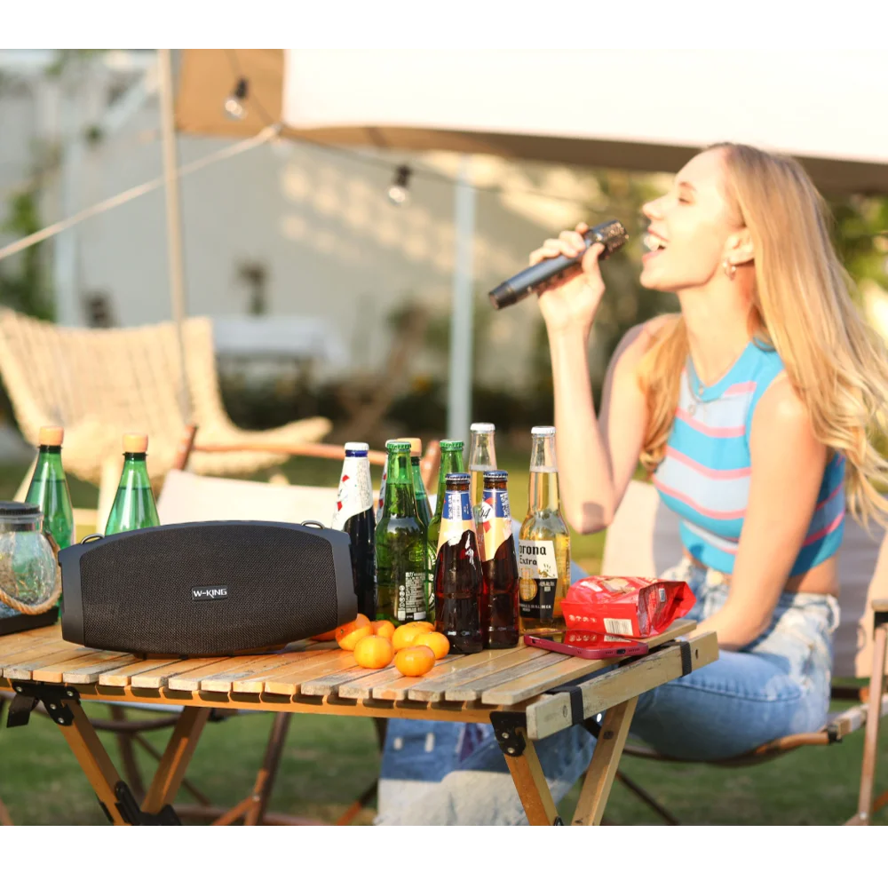 רמקול+מיקרופון דגם X10+ מבית W-KING