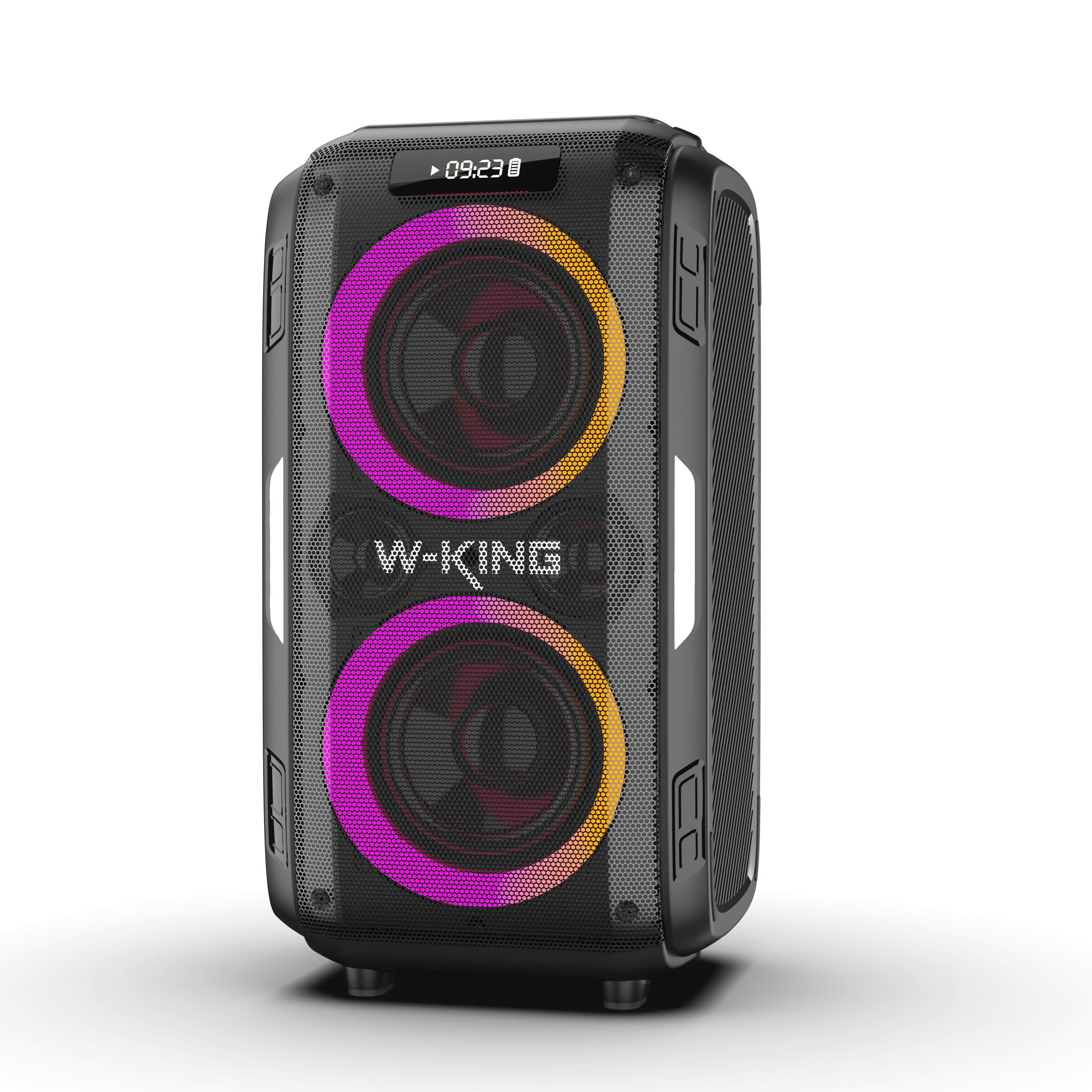 בידורית + 2 מיקרופונים W-KING T9 PRO 120W