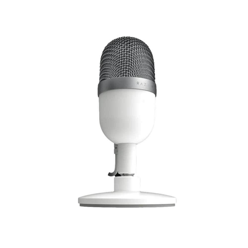 מיקרופון בצבע לבן מבית RAZER דגם SEIREN MINI MERCU