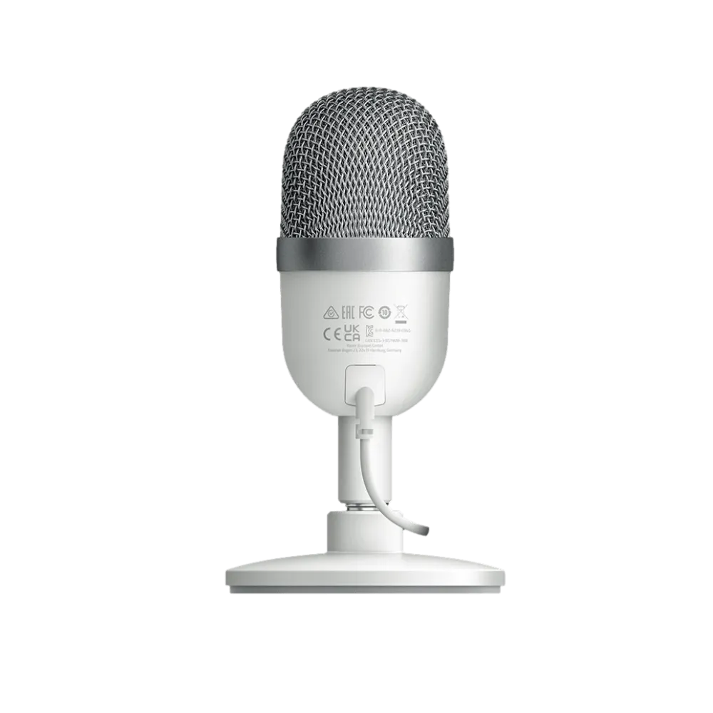 מיקרופון בצבע לבן מבית RAZER דגם SEIREN MINI MERCU