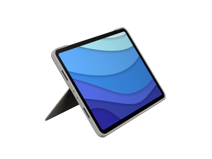 מארז מקלדת נרתיק Logitech COMBO TOUCH - עבור iPad Air (שחור ואפור)