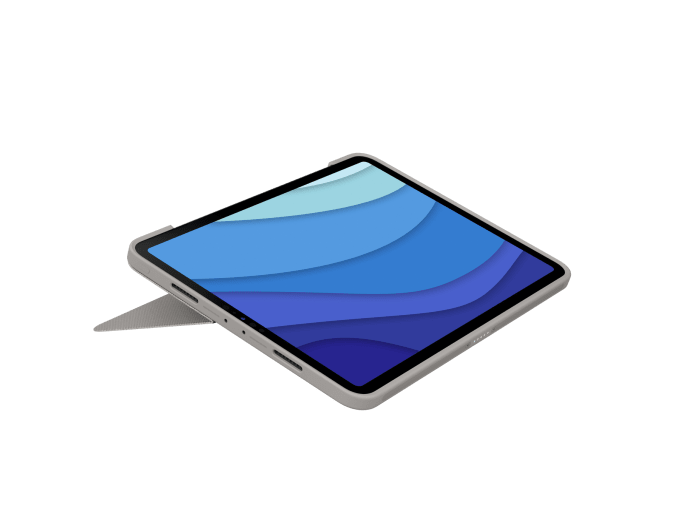 מארז מקלדת נרתיק Logitech COMBO TOUCH - עבור iPad Air (שחור ואפור)