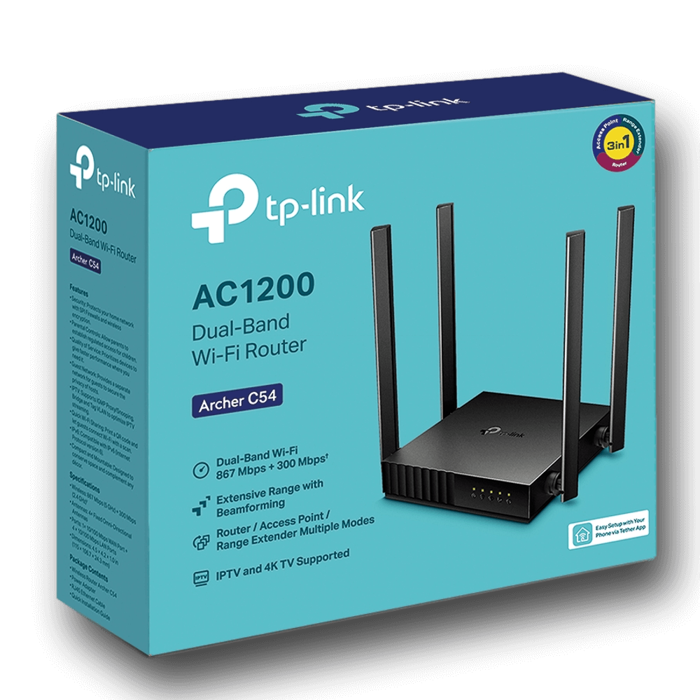 נתב אלחוטי Tp-Link ARCHER C54 AC1200