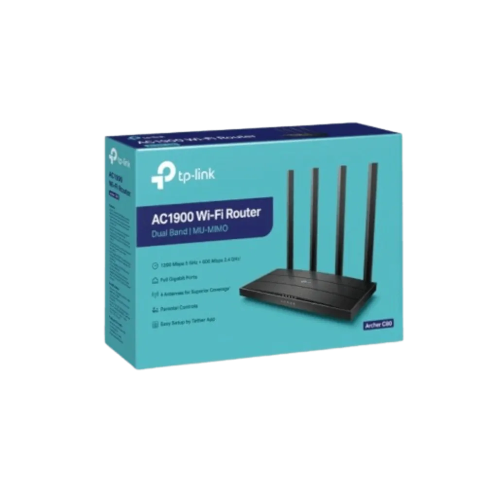 נתב אלחוטי Tp-Link ARCHER C80 AC1900 GIGA MU-MIMO
