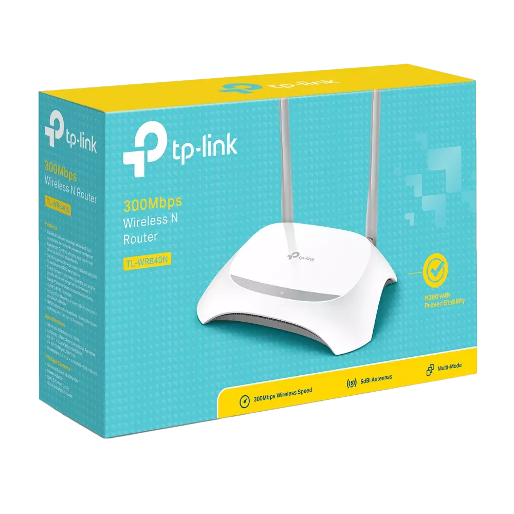 נתב 300Mbps Wireless N Router TL-WR840N מבית TP-LINK