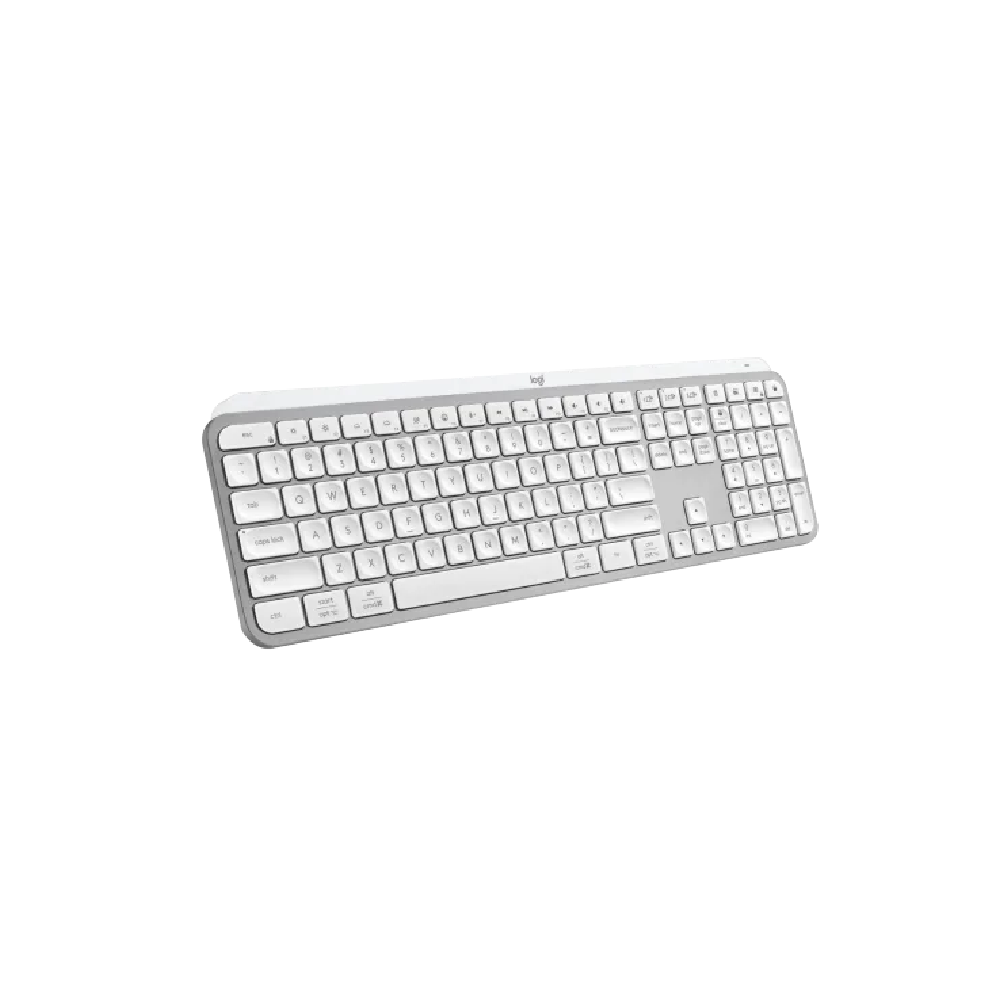 מקלדת אלחוטית מוארת Logitech MX Keys S – צבע לבן