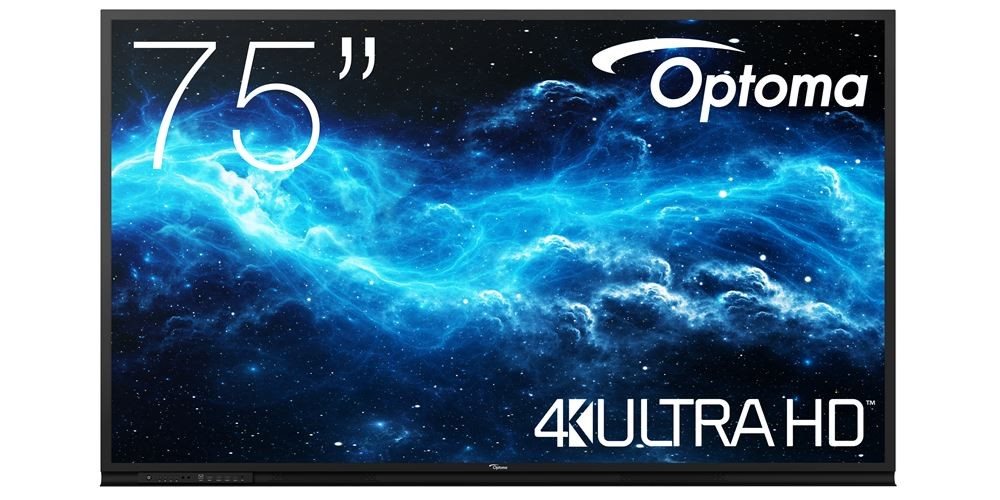 מסך מגע אינטראקטיבי גודל "75 Optoma 3752RK 4K
