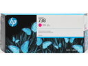 דיו אדום מקורי HP 676M7A 738 300ml  