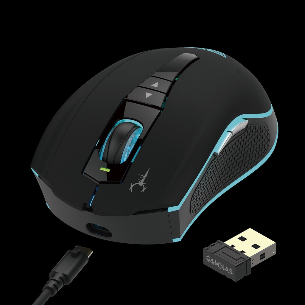 WIRED/WIRELESS RGB M1 HADES עכבר