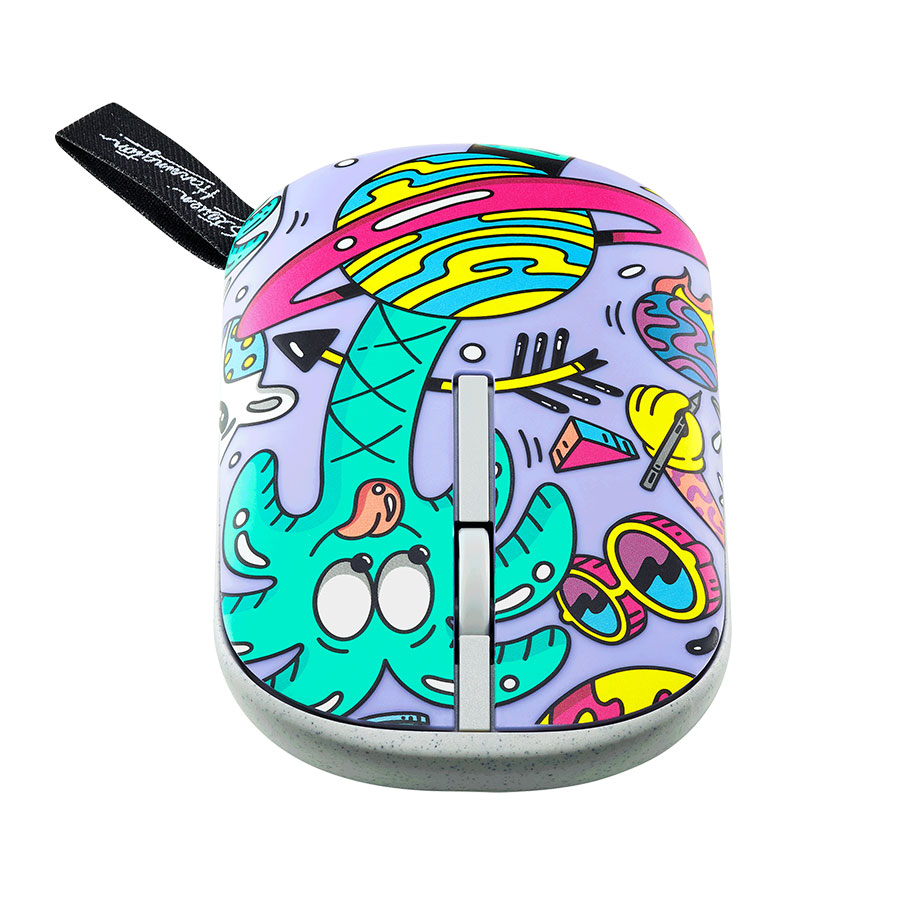 ASUS Marshmallow Mouse MD100 Steven Harrington Edition / BT 5 / 2.4GHz / Fun Palm Tree Caricature