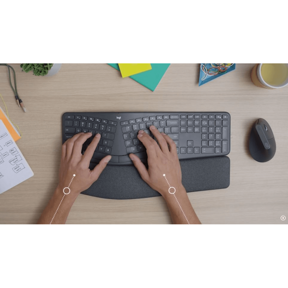 מקלדת אלחוטית ארגונומית LOGITECH ERGO K860 SPLIT