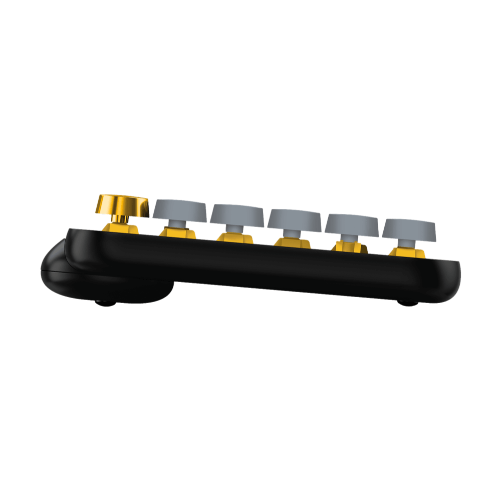 מקלדת מכאנית אלחוטית שחור צהוב LOGITECH POP KEYS