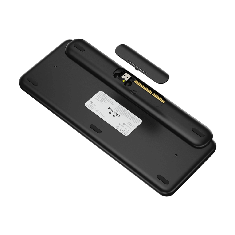 מקלדת מכאנית אלחוטית שחור צהוב LOGITECH POP KEYS