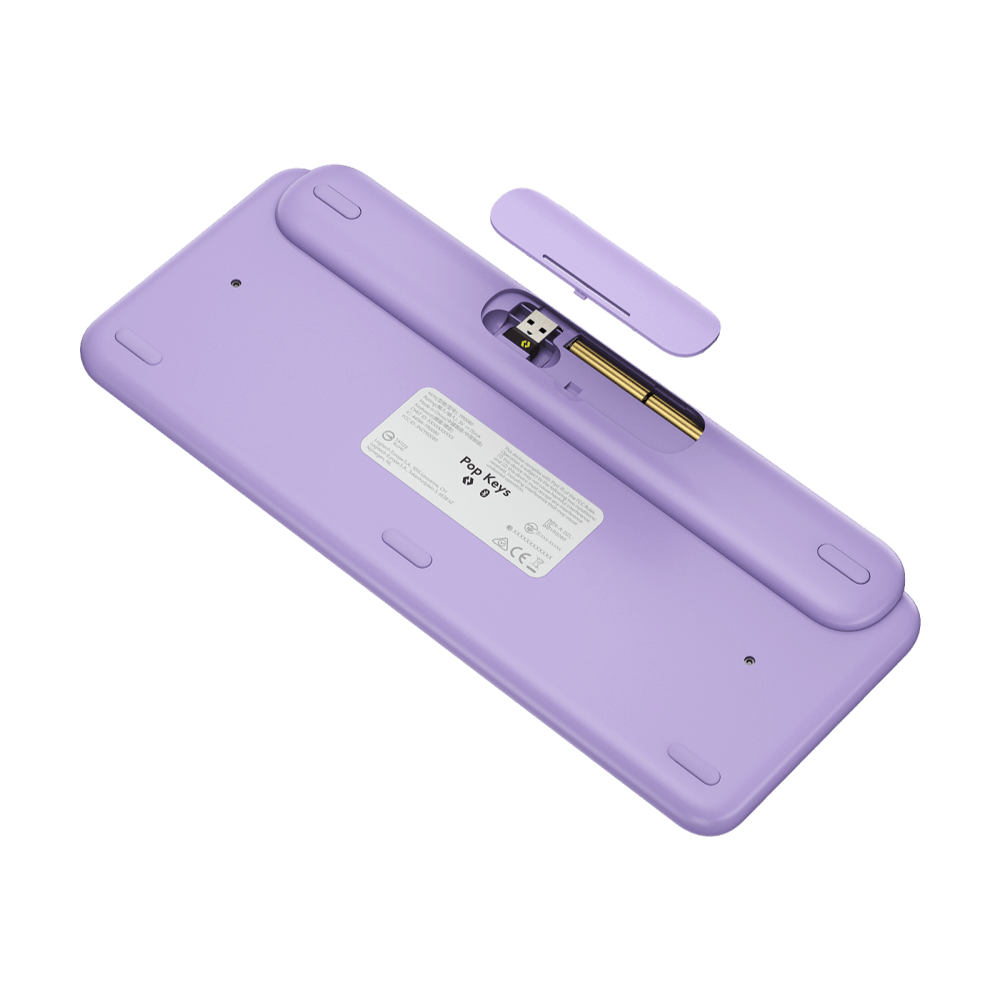 מקלדת מכאנית אלחוטית סגול, לבן, צהוב, מנטה צהוב LOGITECH POP KEYS