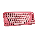 מקלדת מכאנית אלחוטית אודם, ורוד LOGITECH POP Keys
