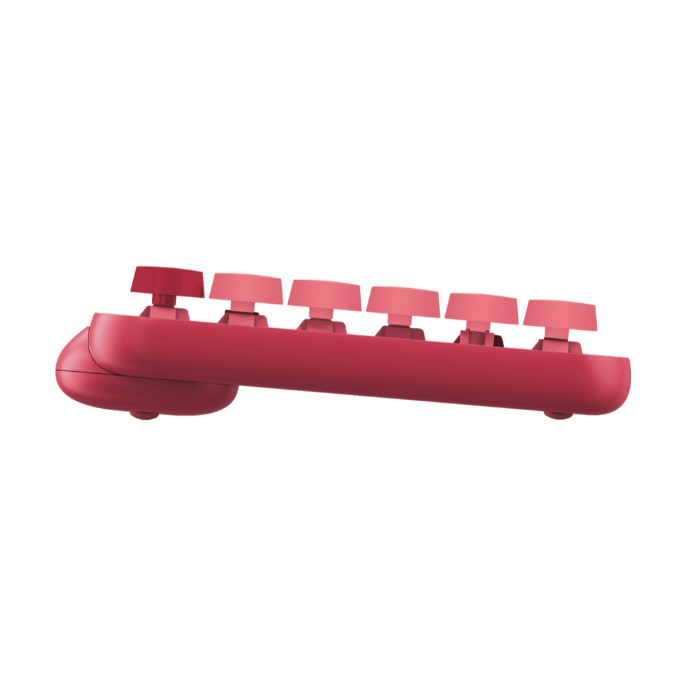 מקלדת מכאנית אלחוטית אודם, ורוד LOGITECH POP Keys