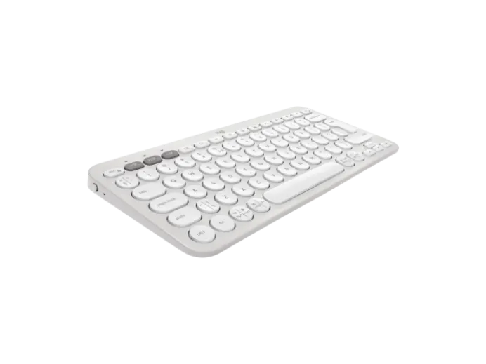 מקלדת Logitech PEBBLE KEYS 2 K380S- צבע לבן