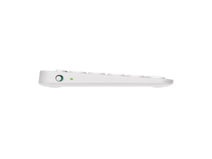 מקלדת Logitech PEBBLE KEYS 2 K380S- צבע לבן
