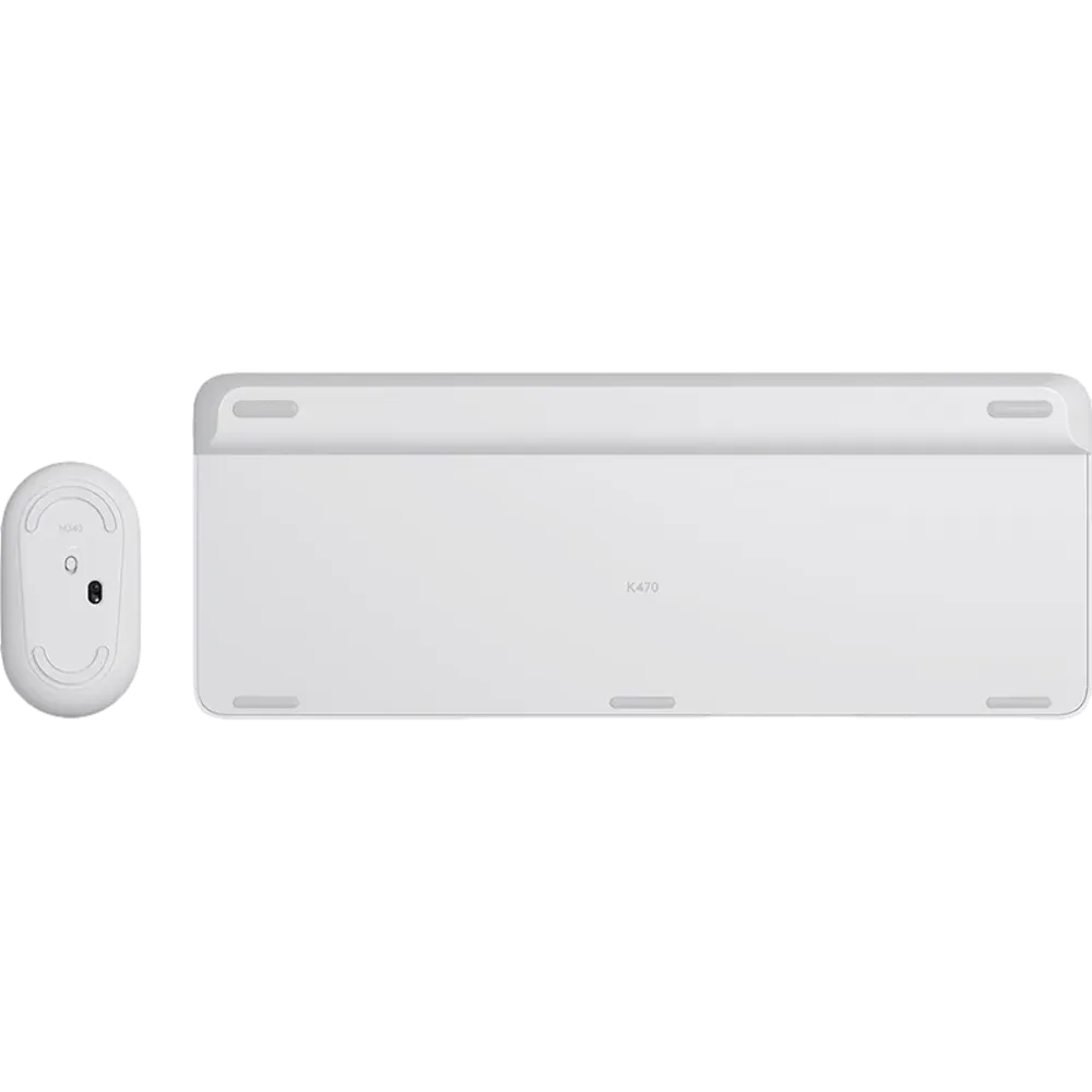 מקלדת דקה ועכבר מבית LOGITECH דגם MK470 בצבע לבן
