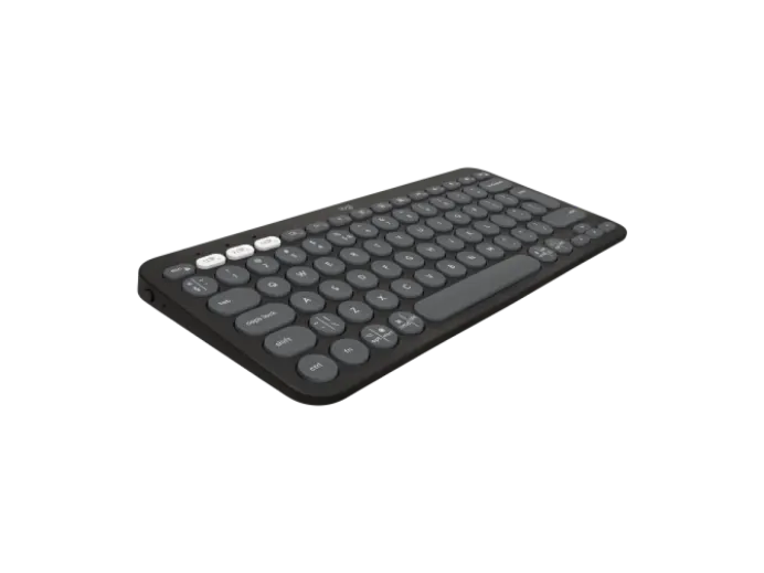 מקלדת Logitech PEBBLE KEYS 2 K380S- צבע גרפיט