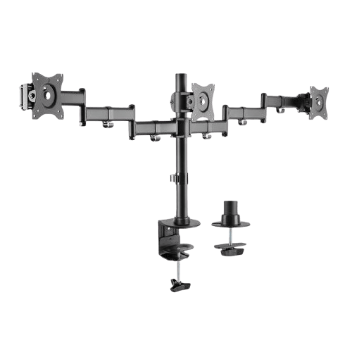 מתקן שולחני למסך עם 3 זרועות דגם LUMI LDT07-C036