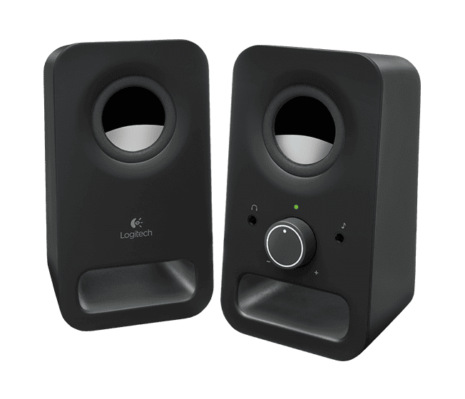 רמקולים למחשב Logitech 2.0 Multimedia Speakers Z150 Retail בצבע שחור