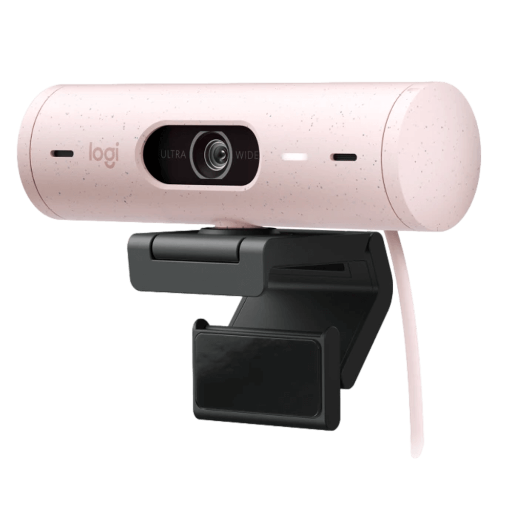 מצלמת רשת Logitech BRIO 500 - צבע ורוד