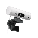 מצלמת רשת Logitech BRIO 500 - צבע לבן