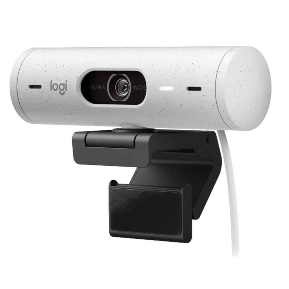 מצלמת רשת Logitech BRIO 500 - צבע לבן