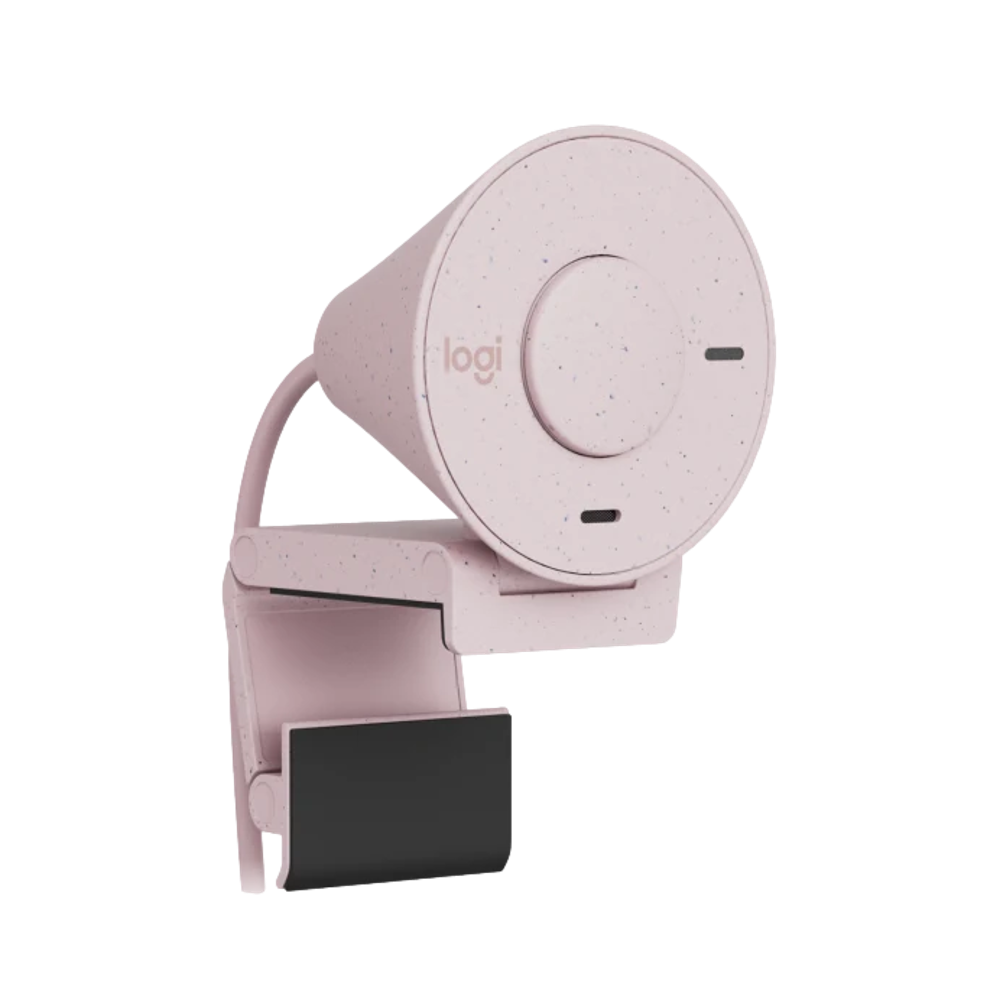 מצלמת רשת Logitech BRIO 300 – צבע ורוד