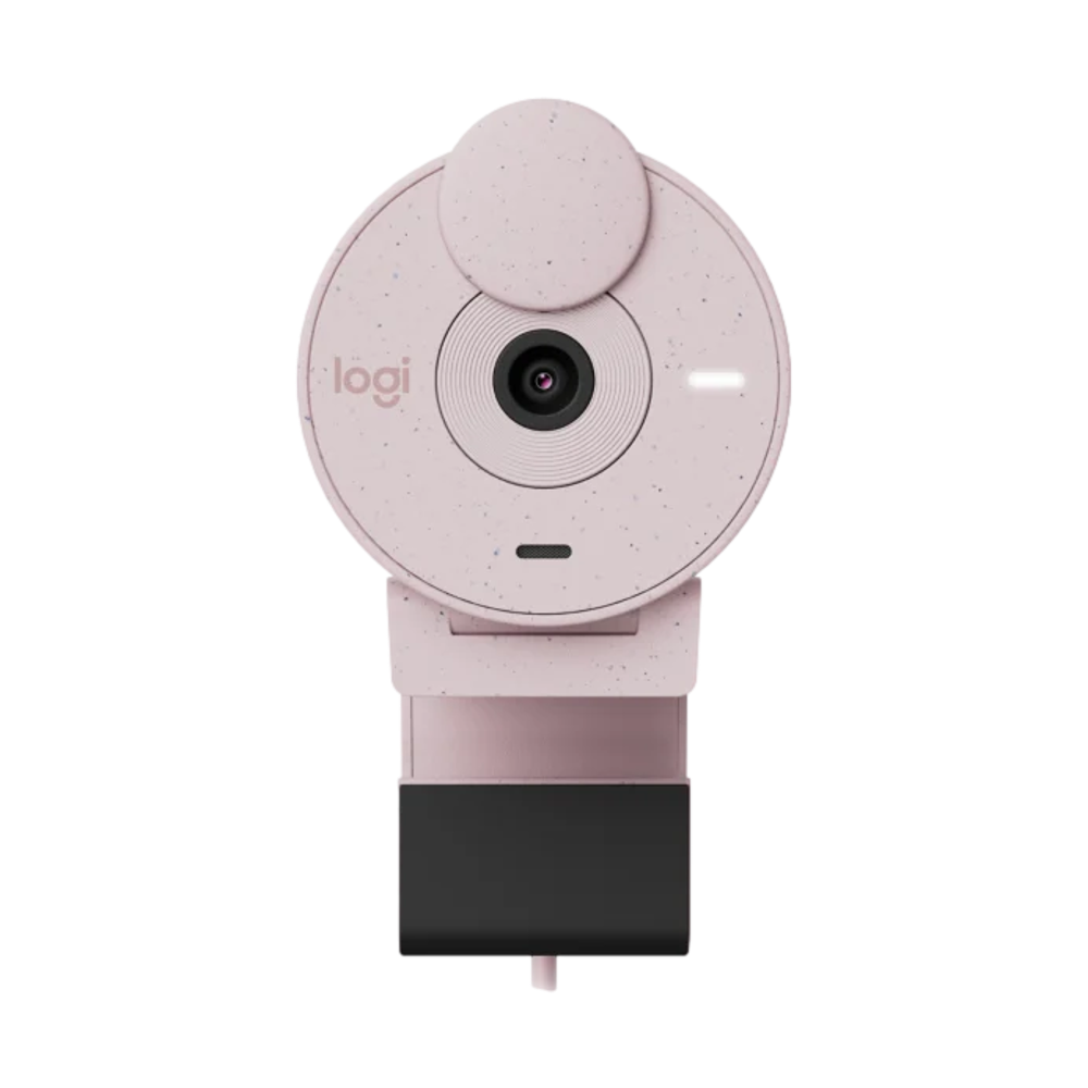 מצלמת רשת Logitech BRIO 300 – צבע ורוד