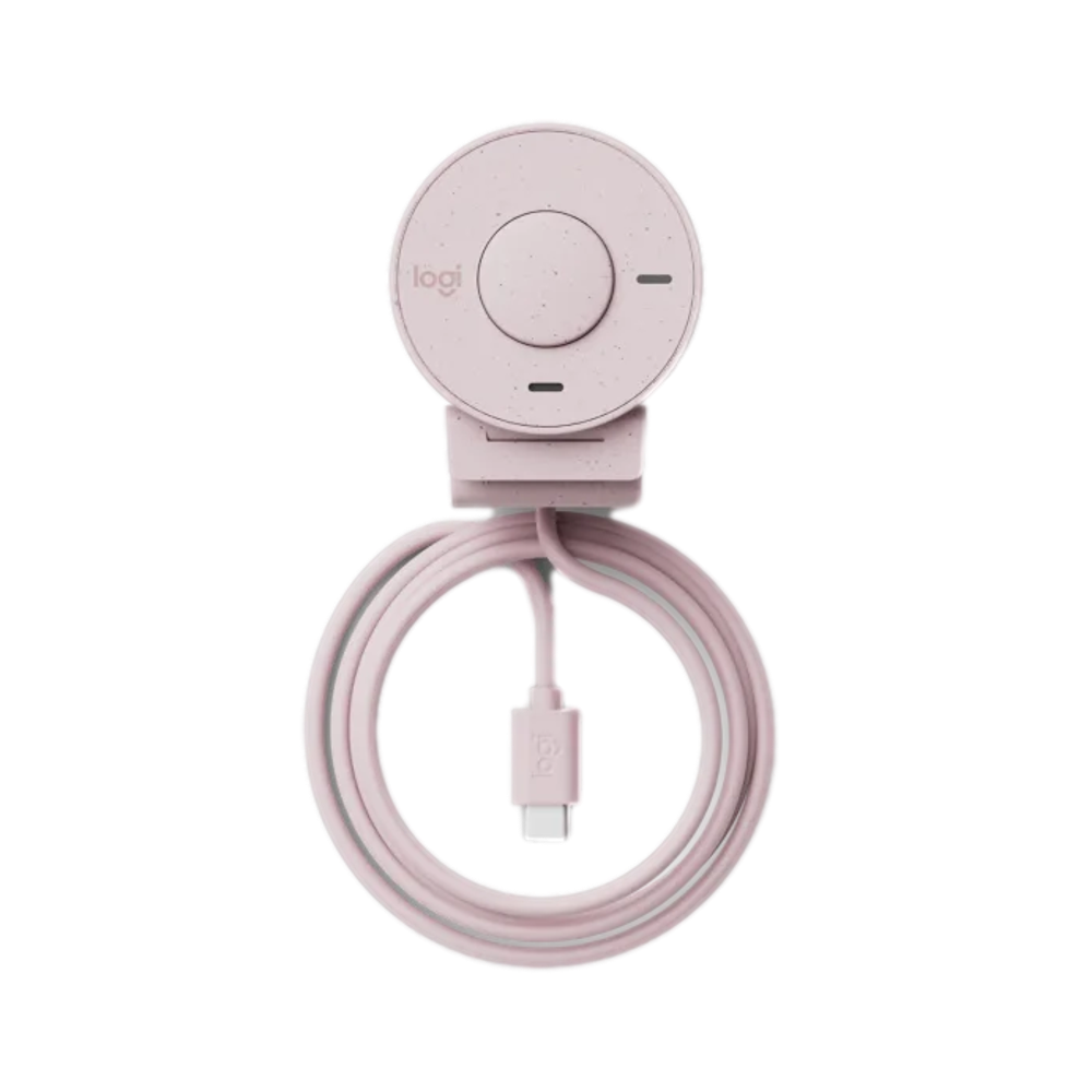 מצלמת רשת Logitech BRIO 300 – צבע ורוד