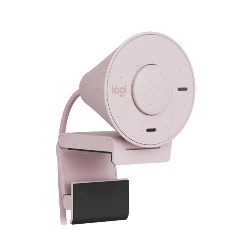 מצלמת רשת Logitech BRIO 300 – צבע ורוד
