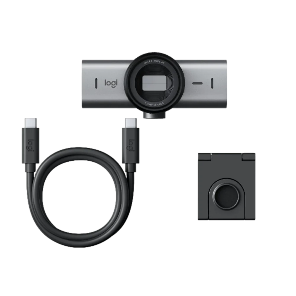 מצלמת רשת LOGITECH MX BRIO 4K ULTRA HD - צבע גרפיט