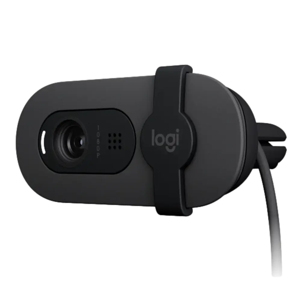 מצלמת רשת Logitech BRIO 100 - בצבע גרפיט