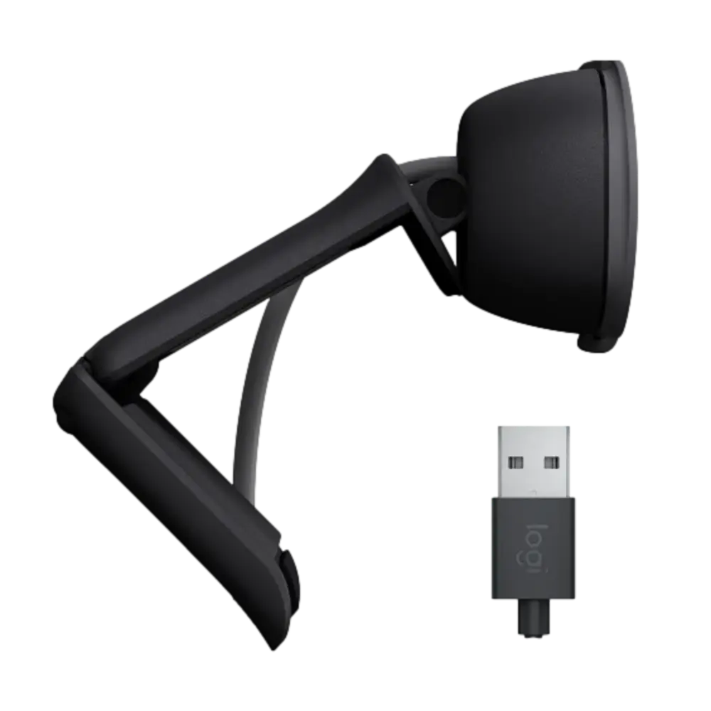מצלמת רשת Logitech BRIO 100 - בצבע גרפיט