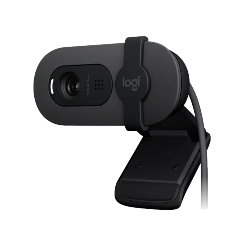 מצלמת רשת Logitech BRIO 100 - בצבע גרפיט