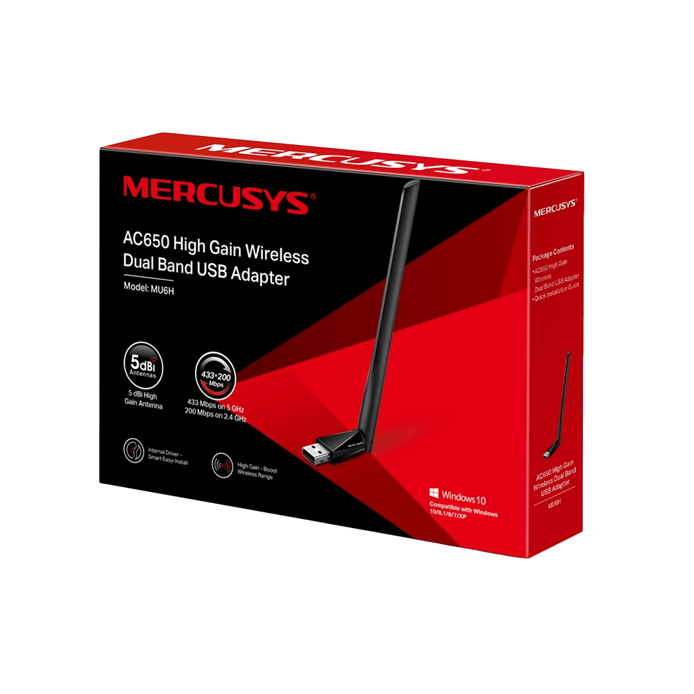 כרטיס רשת חזק MIR MU6H AC650 USB