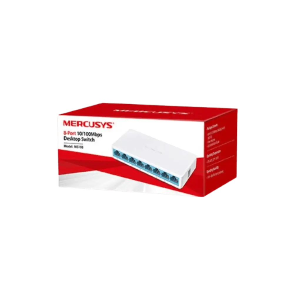 מתג MERCUSYS MS108 8 PORT 10/100 8
